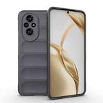 For Honor 200 Magic Shield TPU + Flannel Phone Case(Dark Grey)