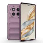 For Honor X60 Pro 5G Magic Shield TPU + Flannel Phone Case(Purple)