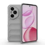 For Honor 400 Pro 5G Global 160.8mm Magic Shield TPU + Flannel Phone Case(Grey)