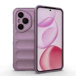 For Honor 400 Pro 5G Global 160.8mm Magic Shield TPU + Flannel Phone Case(Purple)