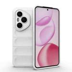 For Honor 400 Pro 5G Global 160.8mm Magic Shield TPU + Flannel Phone Case(White)