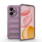 For Honor 400 Global 156.5mm Magic Shield TPU + Flannel Phone Case(Purple)