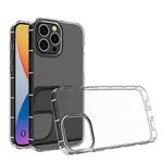 For iPhone 15 Pro Airbag Four-Corner Full Coverage Shockproof TPU Phone Case(Transparent)