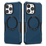 For iPhone 15 Pro MagSafe Shockproof Armor Phone Case(Dark Blue)