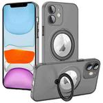 For iPhone 11 MagSafe Multifunction Holder Phone Case(Black)