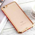 For iPhone 6 Plus / 6s Plus SULADA Colorful Edge Series Shockproof TPU + Electroplated Edge Protective Case(Red)