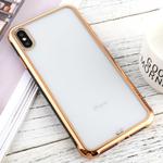 For iPhone X / XS SULADA Colorful Edge Series Shockproof TPU + Electroplated Edge Protective Case(Dark Green)