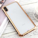 For iPhone X / XS SULADA Colorful Edge Series Shockproof TPU + Electroplated Edge Protective Case(Black)