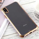 For iPhone XR SULADA Colorful Edge Series Shockproof TPU + Electroplated Edge Protective Case(Light Purple)