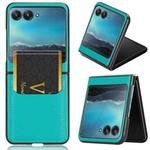 For Motorola Moto Razr 40 Ultra Litchi Texture Card Slot Phone Case(Green)