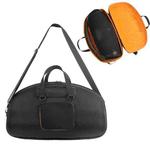 For JBL BoomBox 3 Portable EVA Storage Box Case with Charger Bag(Black+Orange)