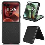 For Motorola Razr 60 Ultra PU Leather PC Phone Case(Black)