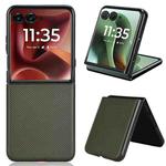 For Motorola Razr 60 Ultra PU Leather PC Phone Case(Green)