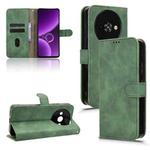 For Oukitel C59 Pro Skin Feel Magnetic Flip Leather Phone Case(Green)