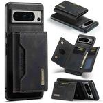 For Google Pixel 8 Pro DG.MING M2 Series 3-Fold Multi Card Bag + Magnetic Phone Case(Black)