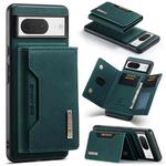 For Google Pixel 8 DG.MING M2 Series 3-Fold Multi Card Bag + Magnetic Phone Case(Green)