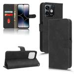 For Ulefone Note 16 Pro Skin Feel Magnetic Flip Leather Phone Case(Black)