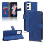 For UMIDIGI C2 / C1 / C1 Max Skin Feel Magnetic Flip Leather Phone Case(Blue)