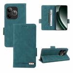 For Realme GT 6 / GT 6T Magnetic Clasp Leather Phone Case(Green)