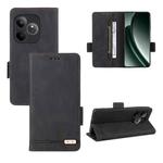 For Realme GT 6 / GT 6T Magnetic Clasp Leather Phone Case(Black)