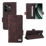 For Realme GT Neo6 / GT Neo6 SE Magnetic Clasp Leather Phone Case(Brown)