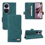 For OPPO Reno10 Pro Magnetic Clasp Leather Phone Case(Green)