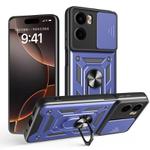 For Motorola Moto G05 Sliding Camera Cover Design TPU+PC Phone Case(Blue)
