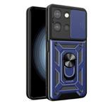 For Motorola Moto G 2025 Sliding Camera Cover Design TPU+PC Phone Case(Blue)