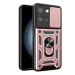 For Motorola Moto G 2025 Sliding Camera Cover Design TPU+PC Phone Case(Rose Gold)