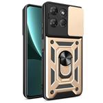 For Motorola Moto G Power 2025 Sliding Camera Cover Design TPU+PC Phone Case(Gold)