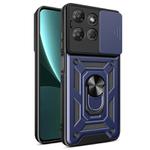 For Motorola Moto G Power 2025 Sliding Camera Cover Design TPU+PC Phone Case(Blue)