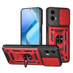 For Motorola Moto G 5G 2024 Sliding Camera Cover Design TPU+PC Phone Case(Red)