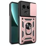 For Realme Narzo 60x 5G Global/11 5G Global/11x 5G Global Sliding Camera Cover Design TPU Hybrid PC Phone Case(Rose Gold)