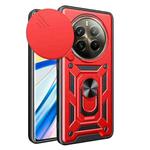 For Realme 12 Pro / 12 Pro+ 5G Sliding Camera Cover Design TPU Hybrid PC Phone Case(Red)