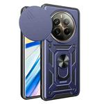For Realme 12 Pro / 12 Pro+ 5G Sliding Camera Cover Design TPU Hybrid PC Phone Case(Blue)