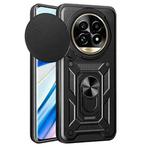 For Realme 13 Pro / 13 Pro+ 5G Sliding Camera Cover Design TPU Hybrid PC Phone Case(Black)