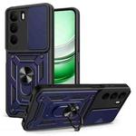 For Realme C71 4G Sliding Camera Cover Design TPU+PC Phone Case(Blue)