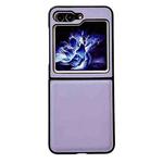 For Samsung Galaxy Z Flip5 Morandi PC Shockproof Phone Case(Purple)