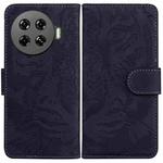 For Tecno Spark 20 Pro+ 4G Tiger Embossing Pattern Flip Leather Phone Case(Black)