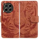 For Tecno Camon 30 4G / 5G Tiger Embossing Pattern Flip Leather Phone Case(Brown)