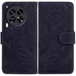 For Tecno Camon 30 Premier 5G Tiger Embossing Pattern Flip Leather Phone Case(Black)