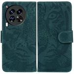 For Tecno Camon 30 Premier 5G Tiger Embossing Pattern Flip Leather Phone Case(Green)