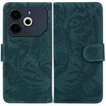 For Tecno Pova 6 Neo Tiger Embossing Pattern Flip Leather Phone Case(Green)