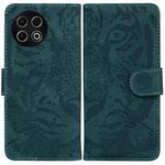 For Tecno Spark 30 Pro Tiger Embossing Pattern Flip Leather Phone Case(Green)