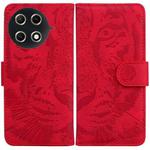 For Tecno Camon 30S / Camon 30S Pro Tiger Embossing Pattern Flip Leather Phone Case(Red)