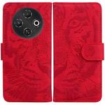 For Tecno Pop 9 5G / Spark 30C 5G Tiger Embossing Pattern Flip Leather Phone Case(Red)