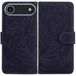 For iPhone 17 Air Tiger Embossing Pattern Leather Phone Case(Black)