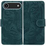 For iPhone 17 Air Tiger Embossing Pattern Leather Phone Case(Green)
