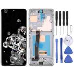 For Samsung Galaxy S20 Ultra 4G/5G SM-G988 6.67 inch OLED LCD Screen Digitizer Full Assembly with Frame (Grey)