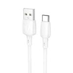 Borofone BX93 27W USB to USB-C/Type-C Data Cable, Length: 1m(White)